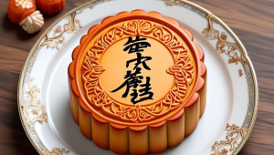 文心一言ai作画月饼